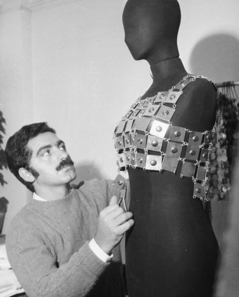 Paco Rabanne in 1968 (Getty Images)