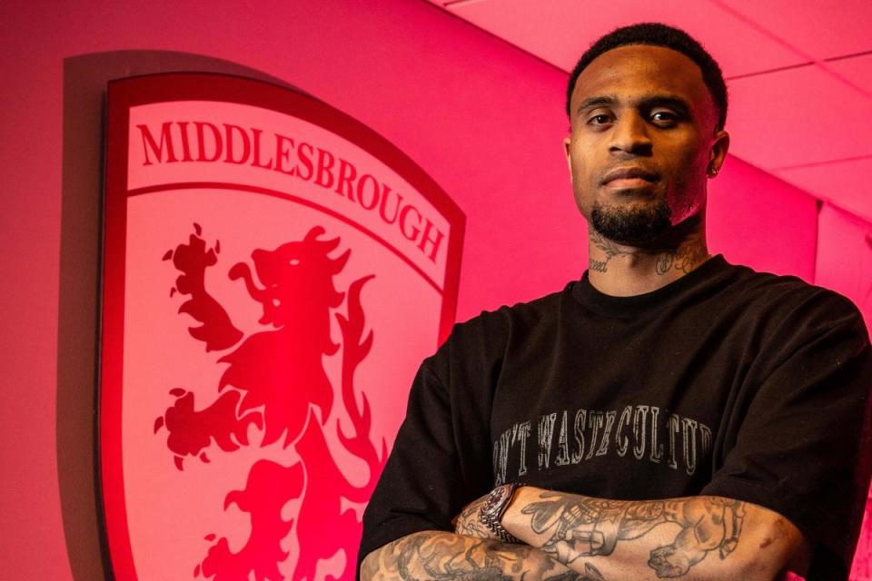 Middlesbrough have signed striker Delano Burgzorg <i>(Image: MFC)</i>