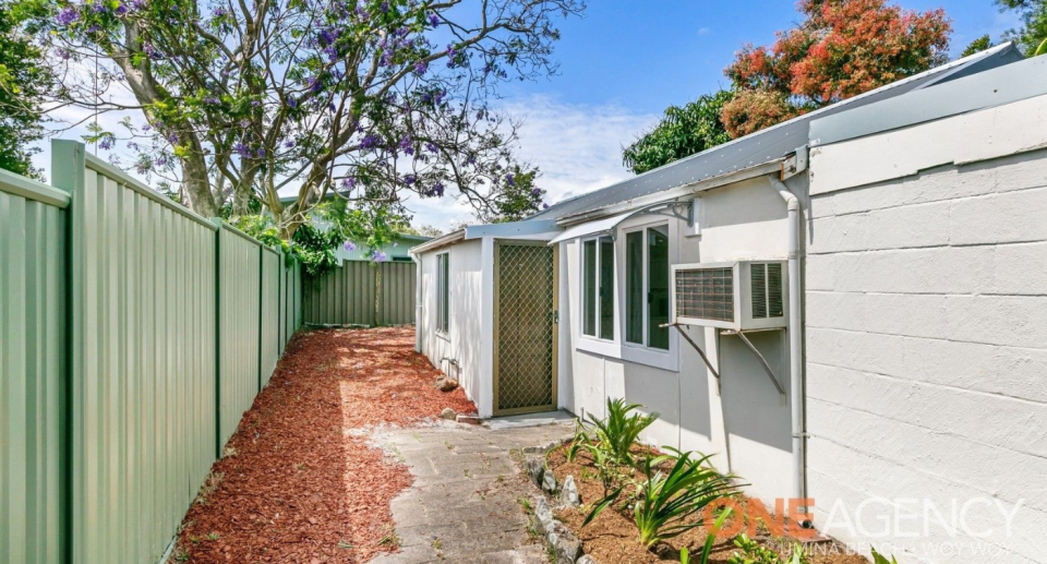 Rental property with shower