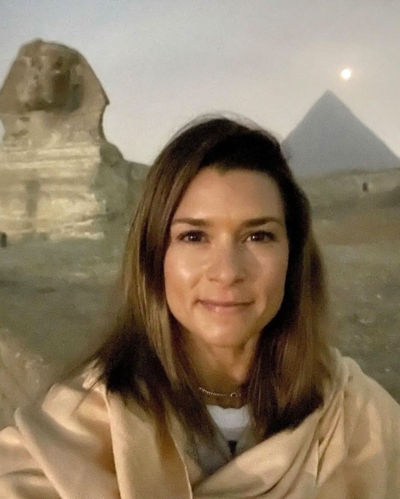 Danica Patrick Egypt Instagram Sphinx