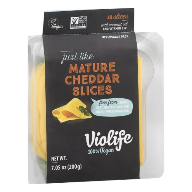 7) Just Like Mature Cheddar Cheese Slices