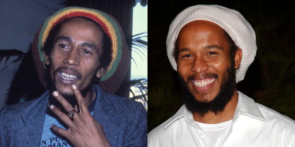 Bob Marley and Ziggy Marley at 36