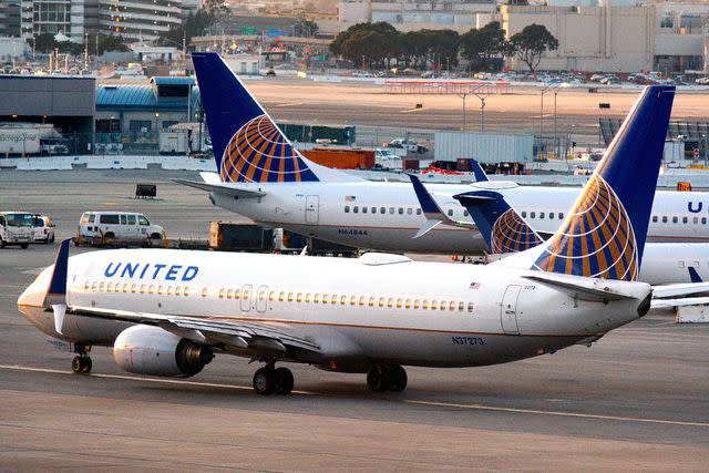<p>Getty</p> United Airlines -- stock image