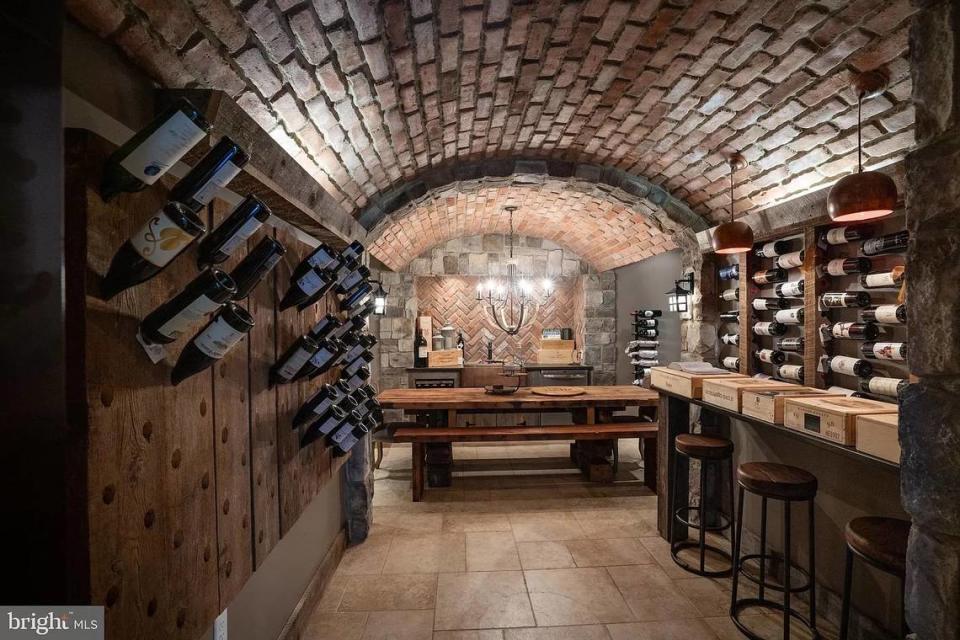 A view inside the custom-built wine cellar of the home at 192 Blackberry Hill in Port Matilda. Photo shared with permission from the home’s listing agent, Jason Krout of Keystone Real Estate Group, LP.
