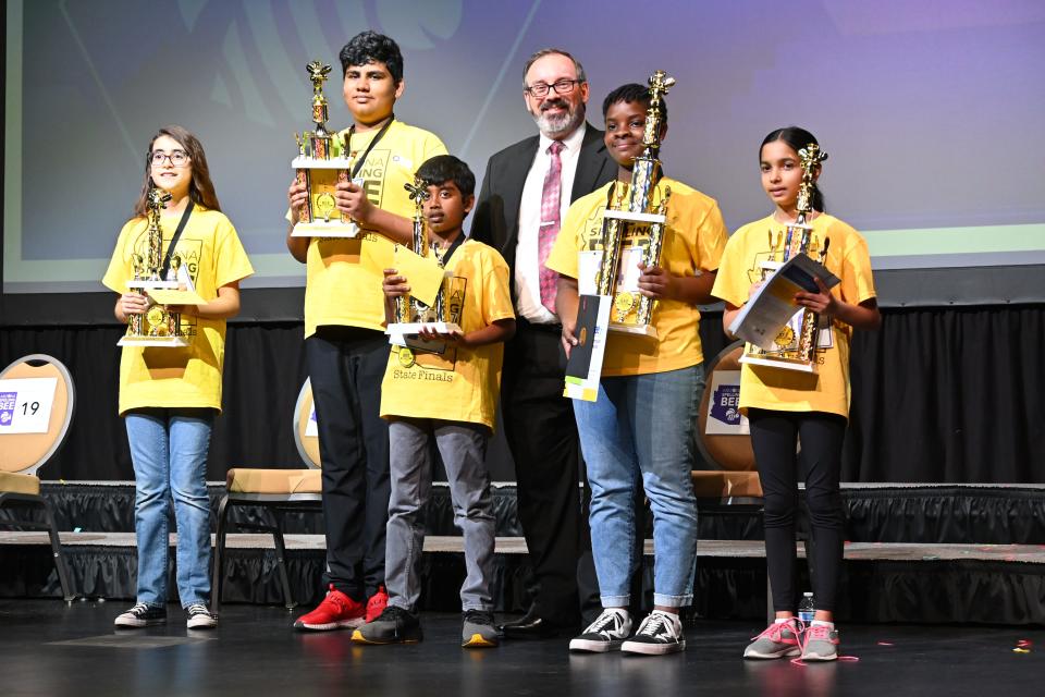 Five students from across the state took home prizes at the Arizona Spelling Bee on March 18, 2023.