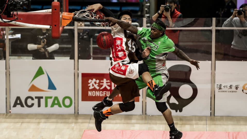 The sport has lived on via social media clips of crazy moves. - SlamBall LLC