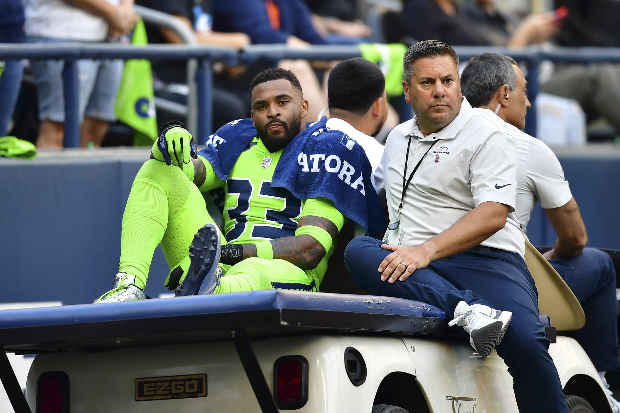 By the end of the year, Jamal Adams will have only appeared in half of the Seahawks' games over the past three seasons since 2020. (Photo by Jane Gershovich/Getty Images)