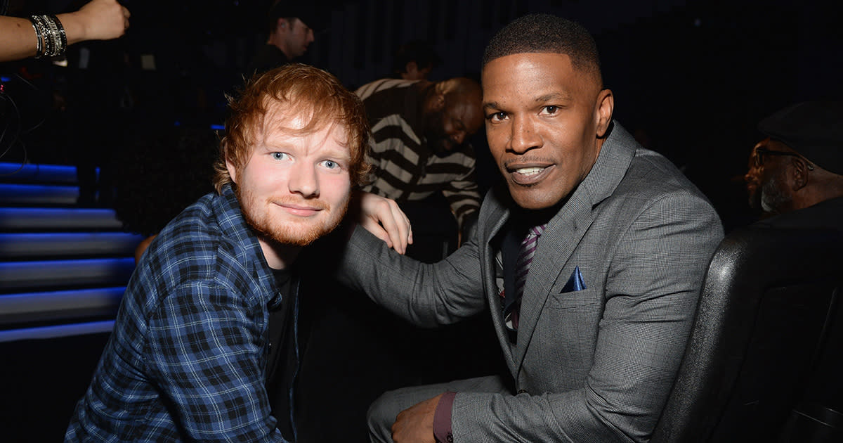 Jamie Foxx spoke about how he let Ed Sheeran stay on his sofa before the singer became famous