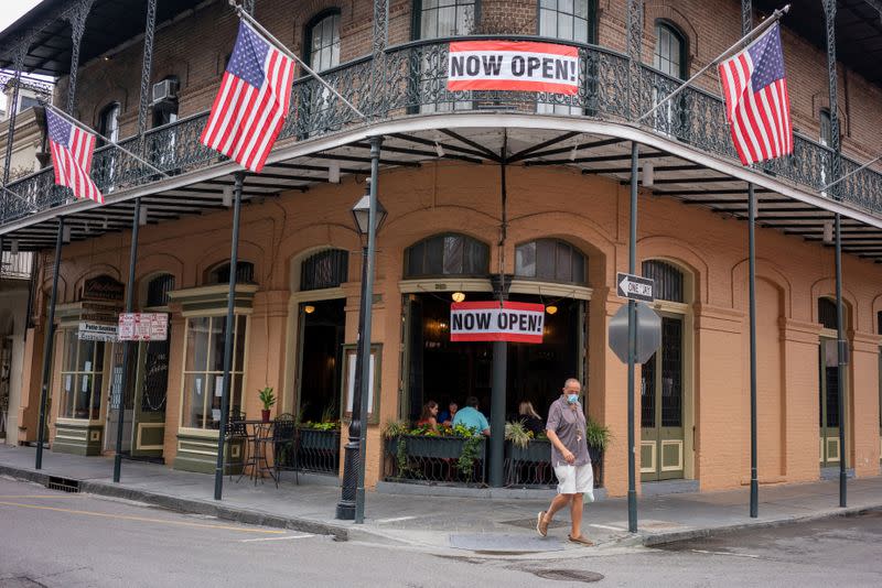 FILE PHOTO: Coronavirus disease (COVID-19) lockdown restrictions eased in New Orleans