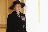 <p>Princess Anne outside Windsor Castle. </p>