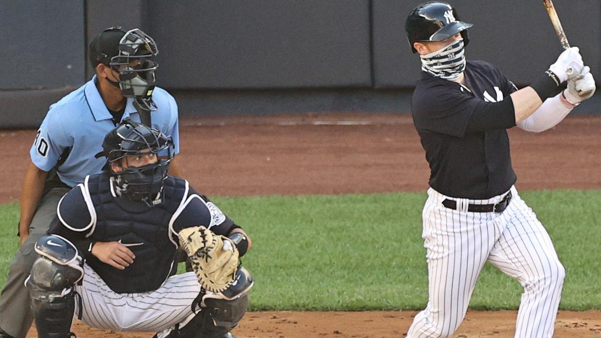 Gary Sanchez (catcher) & Tanner Swanson (catching coach) - New