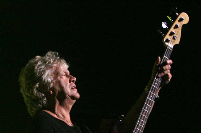 John Lodge of The Moody Blues is shown performing in 2010 in South Bend. He says the band’s legacy is “the people who enjoyed the Moody Blues and our music.”