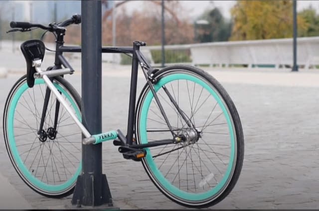 This bike's integrated lock makes it the safest bike in the world