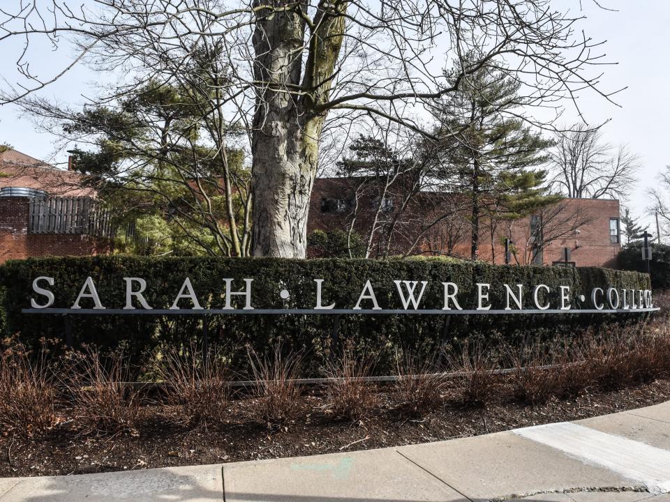 An exterior view of Sarah Lawrence College is seen on February 12, 2020 in Bronxville, New York.