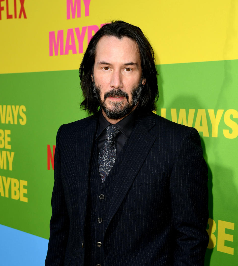 Reeves arrives at the premiere of Netflix's "Always Be My Maybe" on May 22 in Los Angeles. (Photo: Kevin Winter via Getty Images)