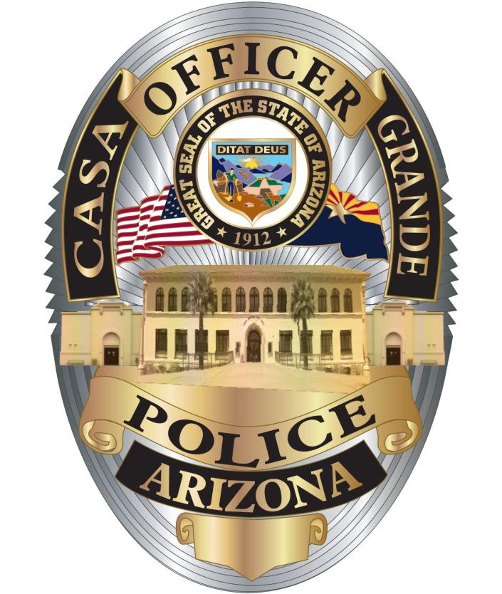 Casa Grande police badge