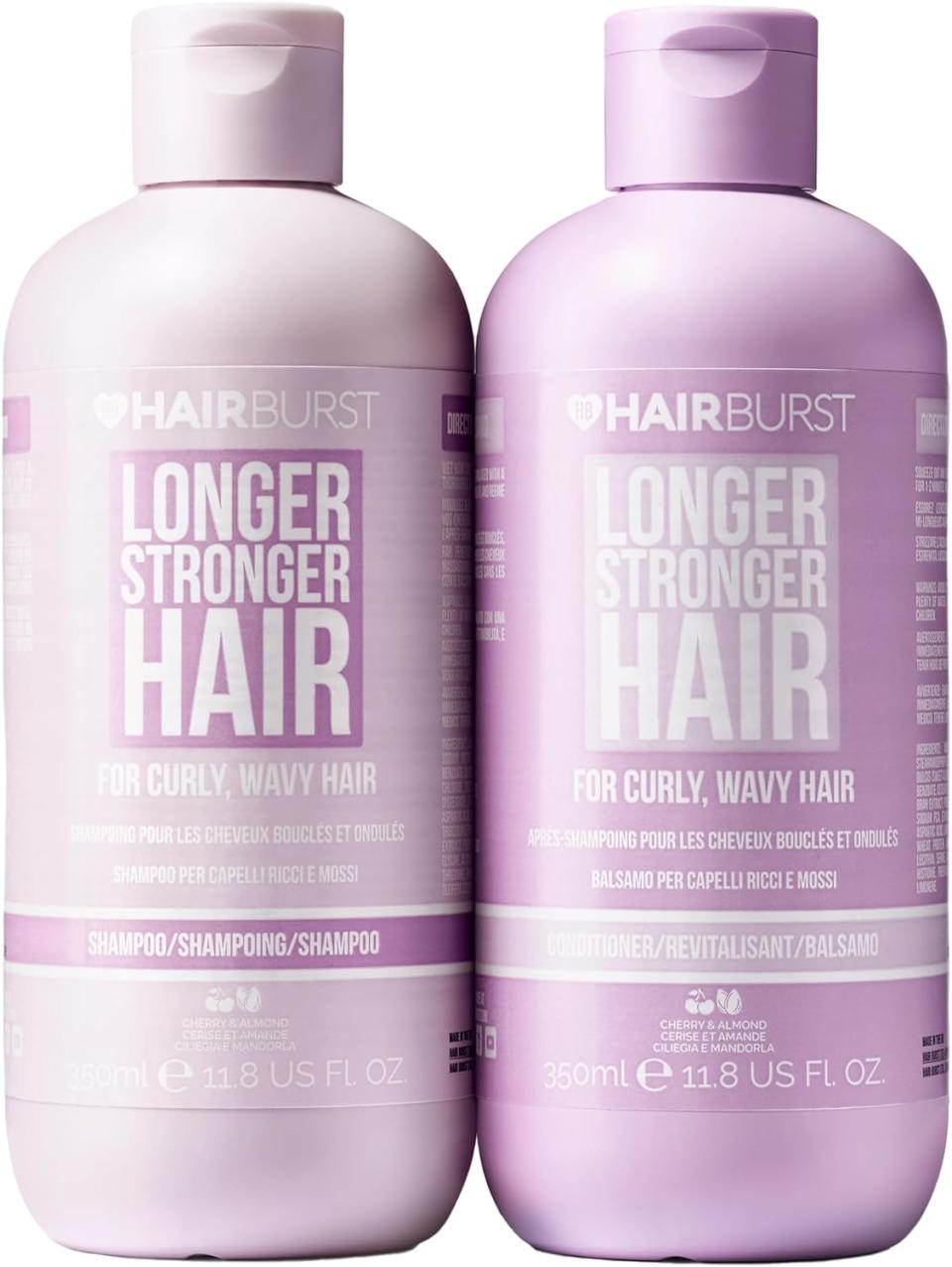 Shampoing et après-shampoing HairBust pour cheveux bouclés