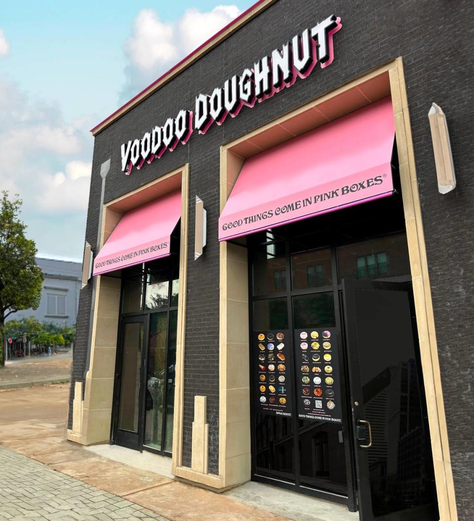 Portland-based gourmet donut joint Voodoo Doughnut announced Nov. 13 that the first store in Dallas will open on Monday.