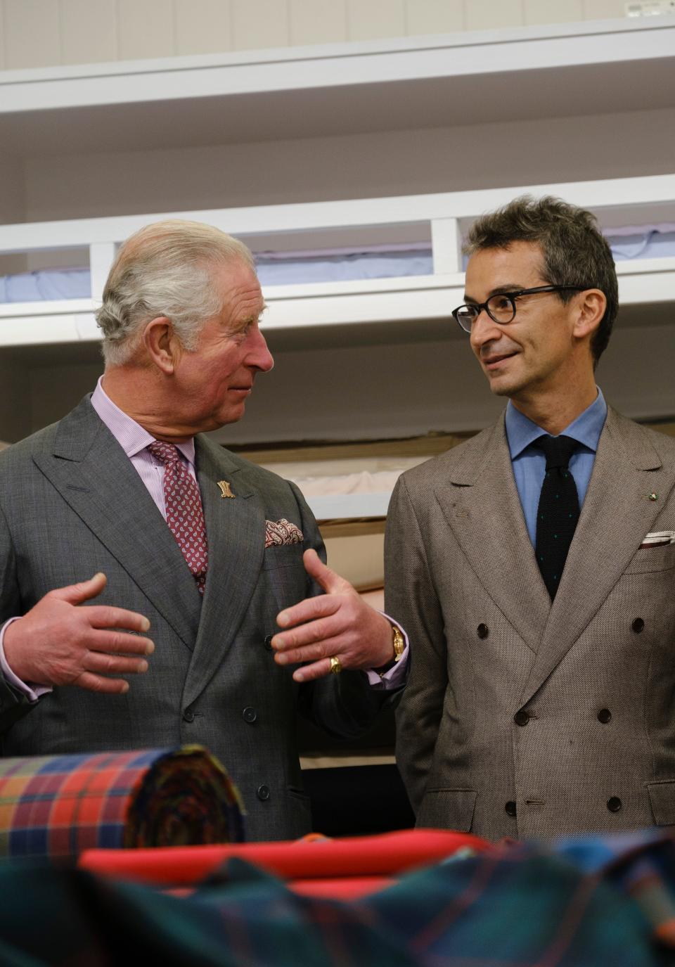 Prince Charles speaks with Federico Marchetti at Dumfries House, September 2020.