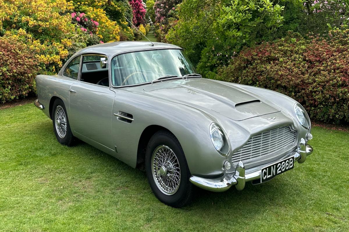 An Aston Martin DB5 with just 4,000 miles on the clock is going under the hammer with Anglia Car Auction in King's Lynn <i>(Image: Anglia Car Auctions)</i>