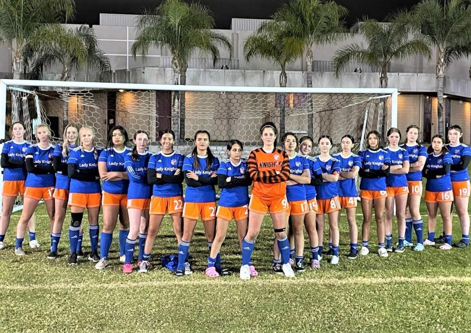 The Academy for Academic Excellence girls soccer team claimed first place at the Jerry Lyle Pettis Memorial tournament, hosted by Loma Linda Academy, earlier this week.