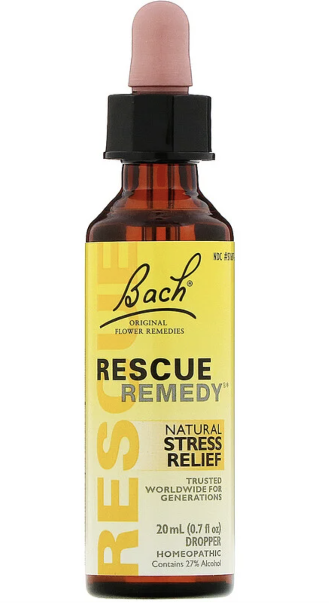 Bach, Original Flower Remedies, Rescue Remedy, Natural Stress Relief. PHOTO: iHerb