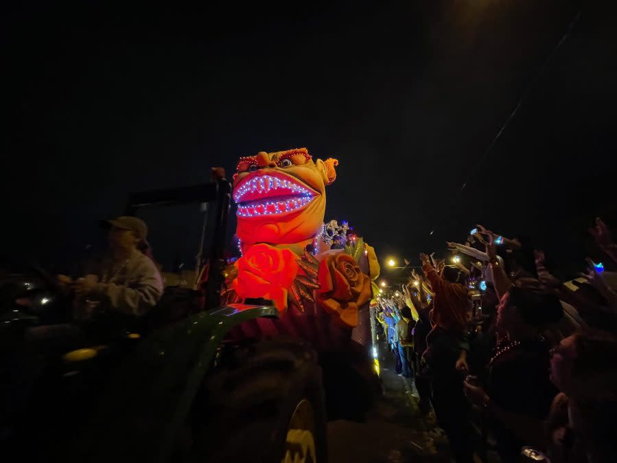 Krewe of Endymion rolls on Saturday, Feb. 10, 2024. (WGNO/Justin Abshire)