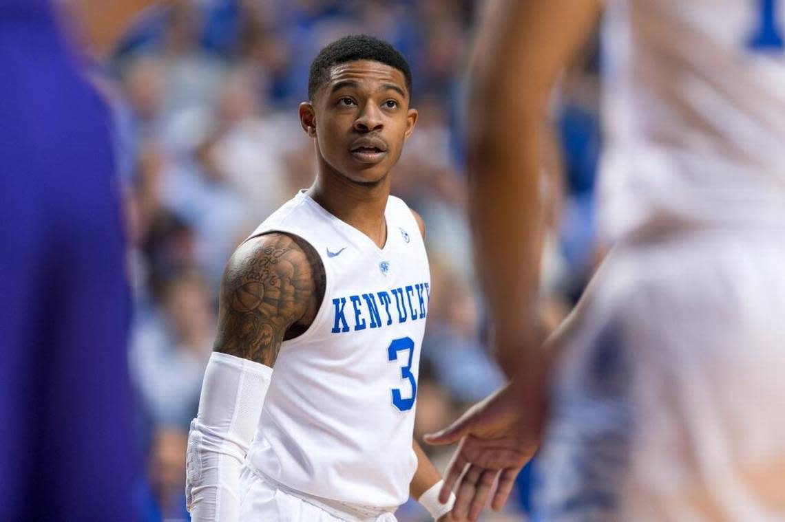 Tyler Ulis played two seasons at Kentucky. In 2016, he was voted Southeastern Conference Player of the Year and SEC Defensive Player of the Year by the league’s coaches.