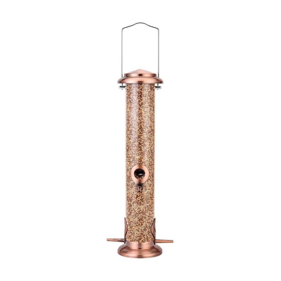 3) iBorn Copper Hanging Bird Feeder