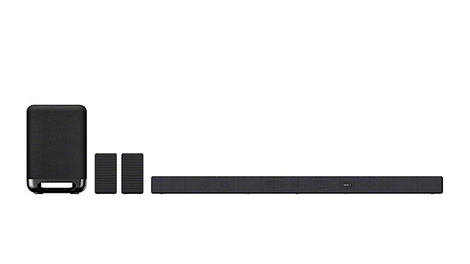 <p>Sony HT-A7000 soundbar, SA-SW5 subwoofer, SA-SW3 subwoofer and SA-RS3S speakers.</p> 