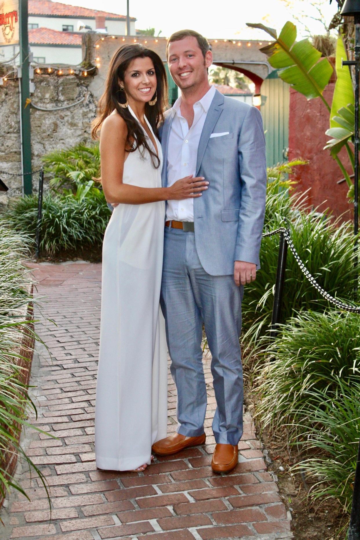 Melissa and Brian Kurz on their wedding day, March 10, 2018.