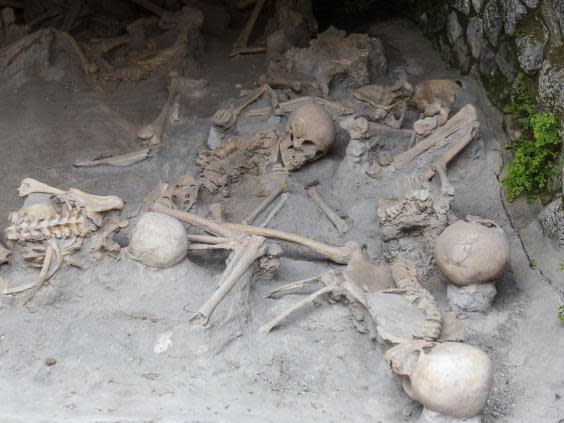 Archaeologists have found hundreds of human remains in Herculaneum buried in volcanic ash (iStock)