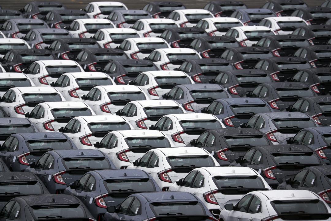 File photo dated 01/01/21 of new cars at the port of Southampton. The new car market recorded its strongest February in 20 years, figures show. Registrations of new cars were up by more than 10% last month compared with February 2023, the Society of Motor Manufacturers and Traders (SMMT) said. Issue date: Tuesday March 5, 2024.