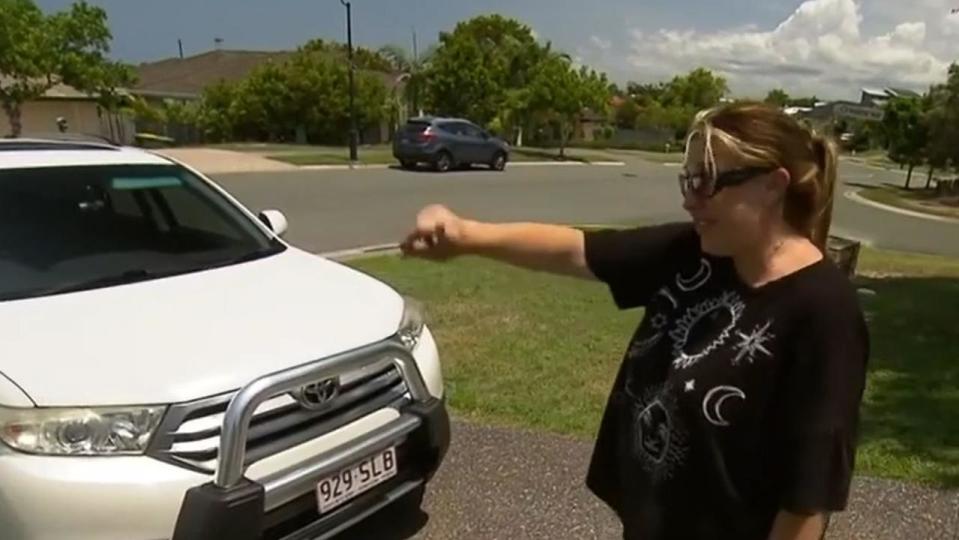 Gold Coast mum fights fine. Picture 7NEWS.JPG