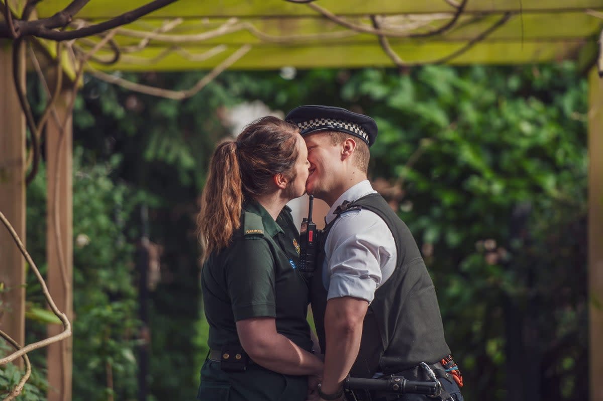 Paige and Rob Wilkins, stars of episode two of London Love Stories with Katie Strick (Paige Wilkins)