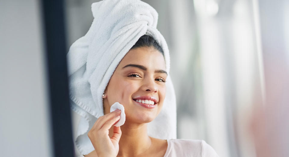 Looking for an alternative to face wipes? Dermatologist Dr. Rabia shares her favourite cleansers [Getty]