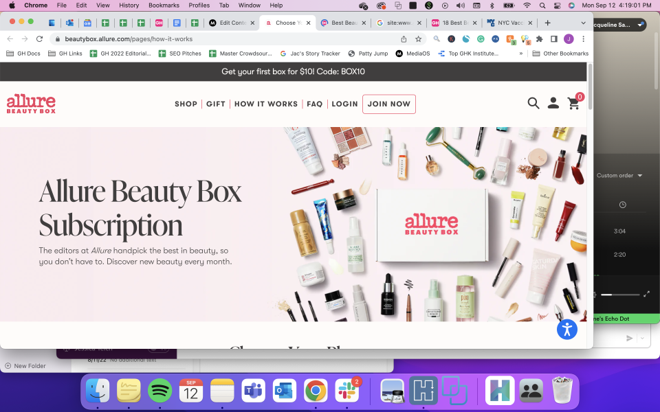 9) Beauty Subscription