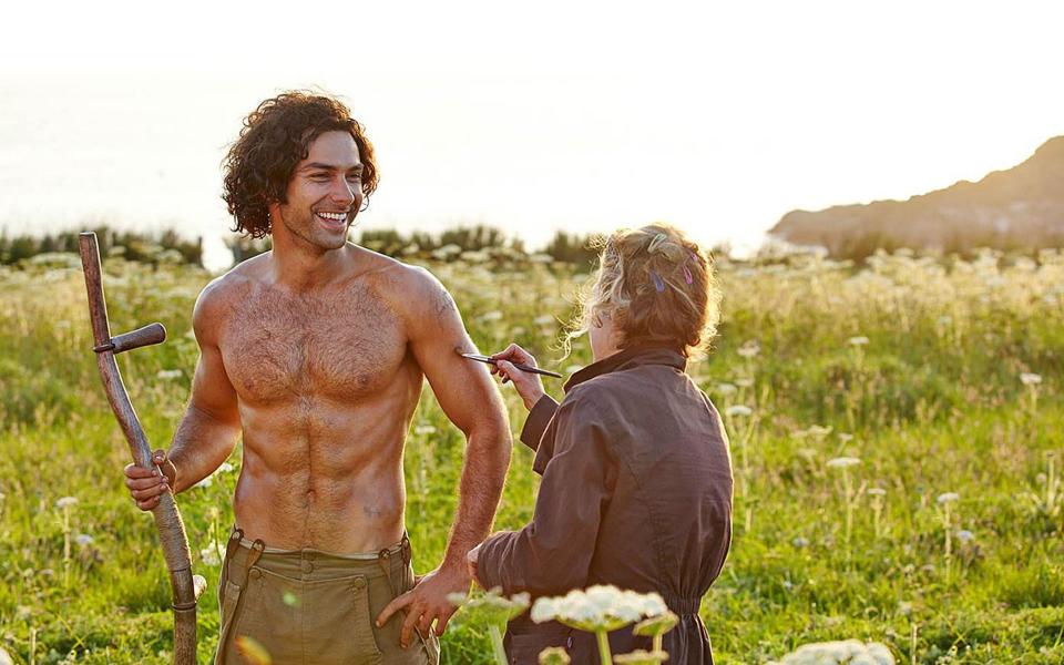 Don't be tempted to follow actor Aidan Turner’s swashbuckling technique in the BBC serial Poldark - BBC