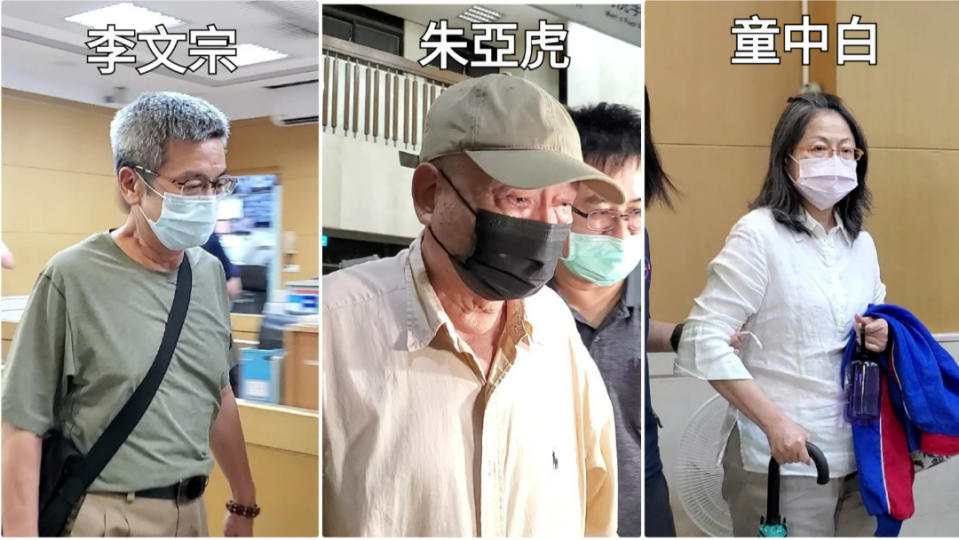 時任台北市長柯文哲辦公室主任的李文宗、鼎越開發公司前負責人朱亞虎、沈春池文教基金會前秘書長童中白，今日均以被告身分約談到案。呂志明攝