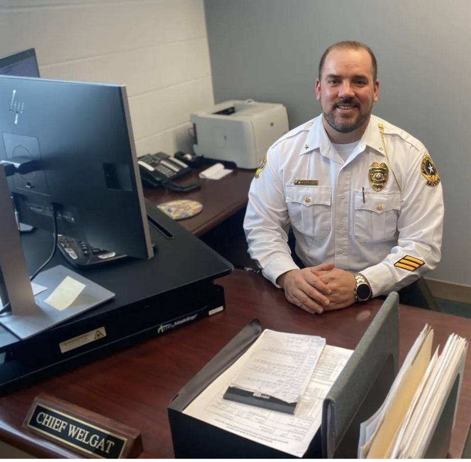 Nicholas Welgat was just 38 when he became Kewanee's chief of police in 2020, making him the youngest person to ever hold that position.