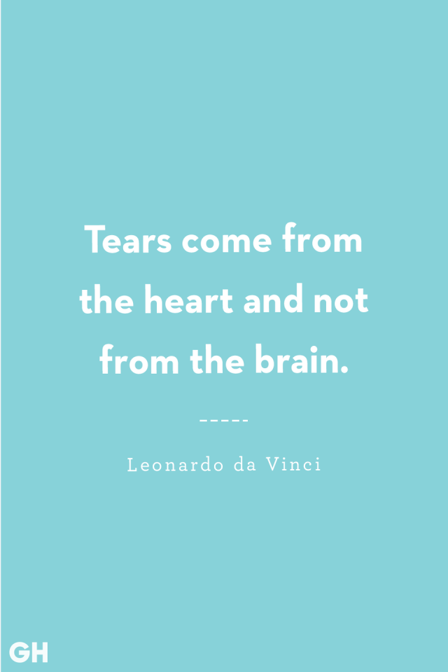 Leonardo da Vinci - Tears come from the heart and not from