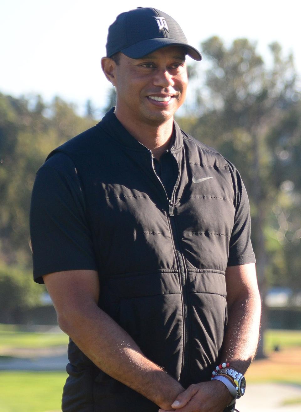 Tiger Woods during the final round of The Genesis Invitational.