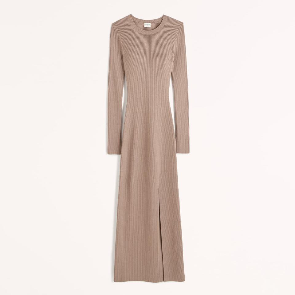 Long-Sleeve LuxeLoft Maxi Sweater Dress