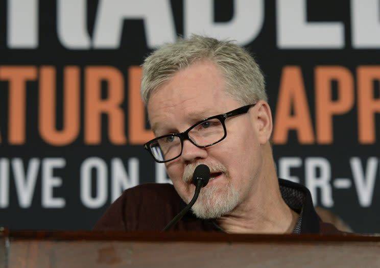 Hall of Fame boxing trainer Freddie Roach said UFC lightweight champion Conor McGregor is not that good of a fighter. (Getty Images)