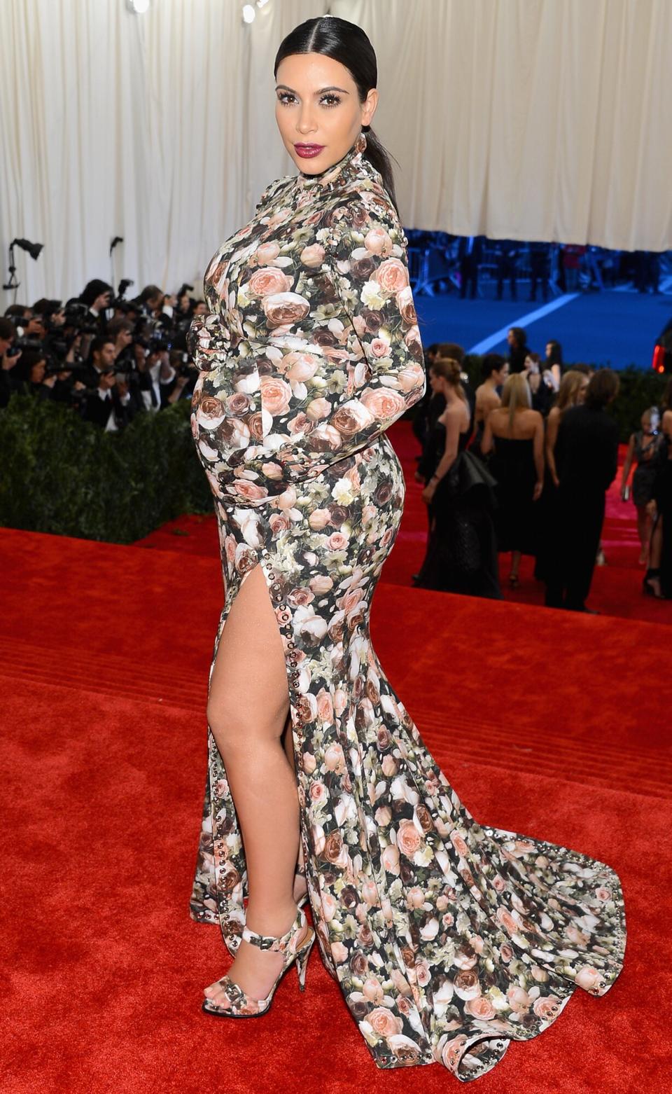 Kim Kardashian attends the Costume Institute Gala for the "PUNK: Chaos to Couture" exhibition at the Metropolitan Museum of Art on May 6, 2013 in New York City