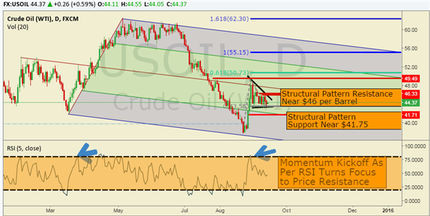 US Oil Technical Analysis: Waiting For Break Above $46