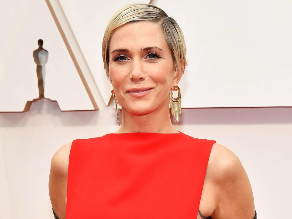 <p>Amy Sussman/Getty</p> Kristen Wiig at the Oscars in 2020