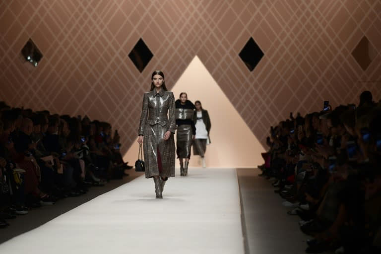 Silvia Venturini Fendi told AFP the look bestows "super powers on the Fendi Woman"