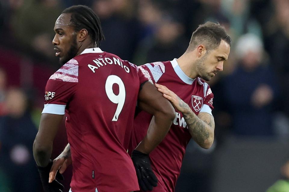 Michail Antonio remains West Ham’s only fit striker  (Getty Images)