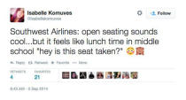 Actually, flying is a lot like high school: you get lockers (overhead bins), you're told to line up all the time, and when it's over you're just glad you survived it.